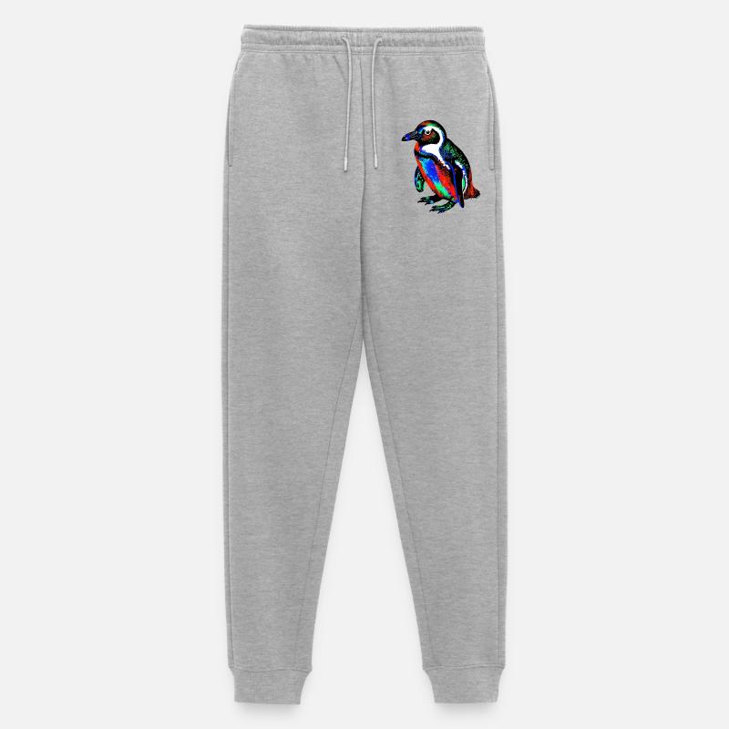 Pinguin - Männer Premium Bio Jogginghose - Grau meliert