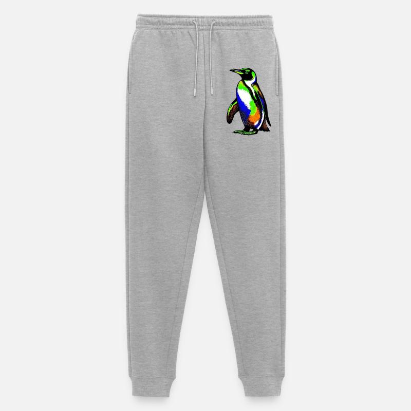 Pinguin - Männer Premium Bio Jogginghose - Grau meliert