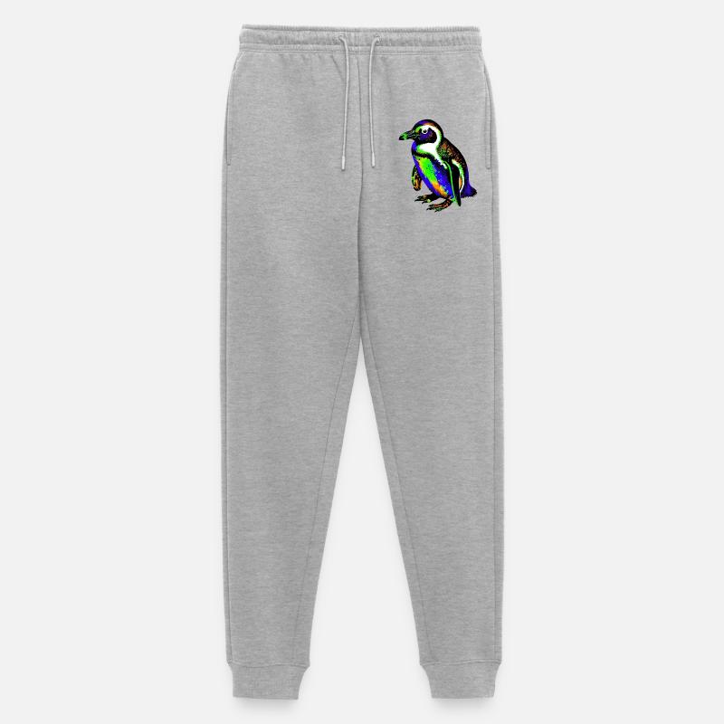 Pinguin - Männer Premium Bio Jogginghose - Grau meliert