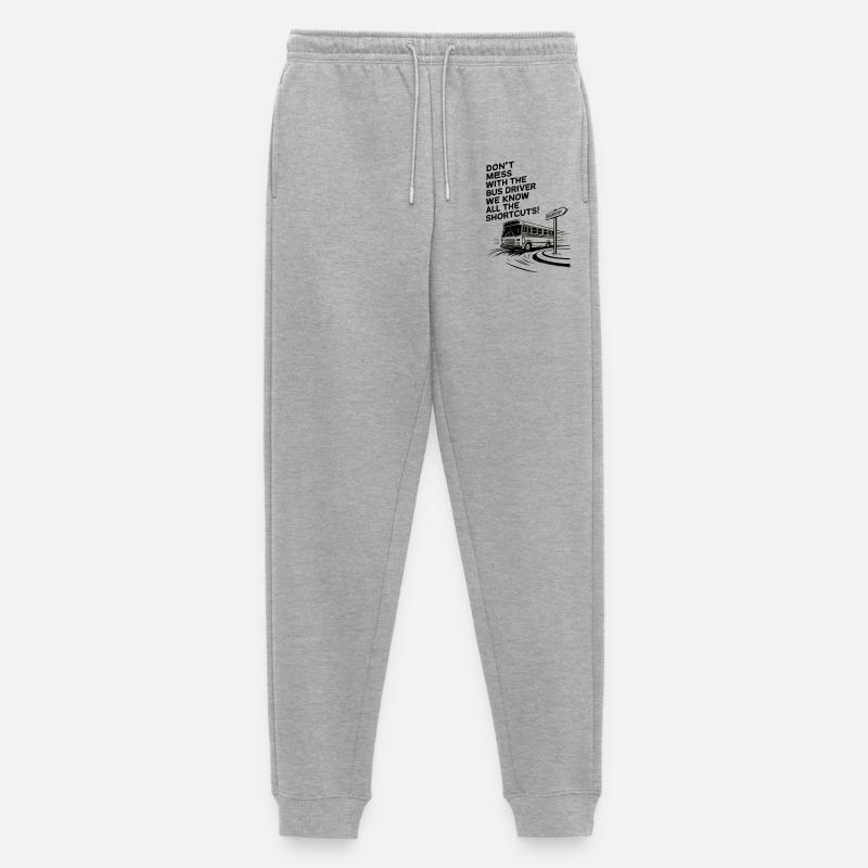 We Know All the Shortcuts! - Männer Premium Bio Jogginghose - Grau meliert