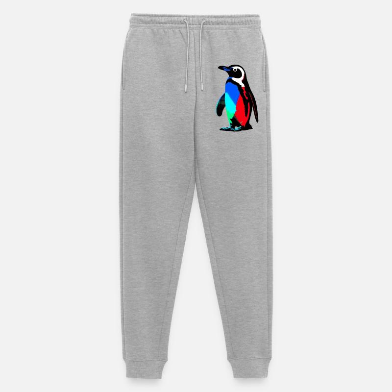 Pinguin - Männer Premium Bio Jogginghose - Grau meliert