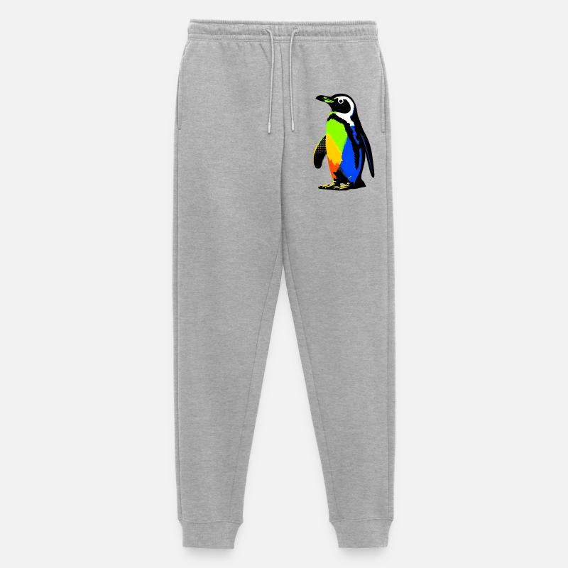 Pinguin - Männer Premium Bio Jogginghose - Grau meliert