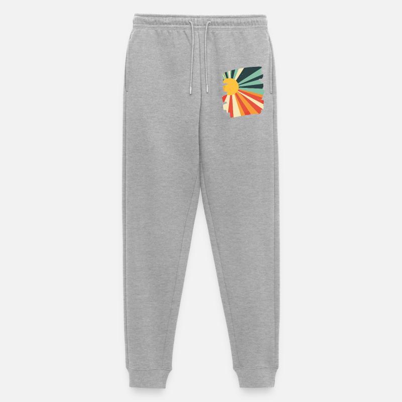 Sommer Sonne - Männer Premium Bio Jogginghose - Grau meliert