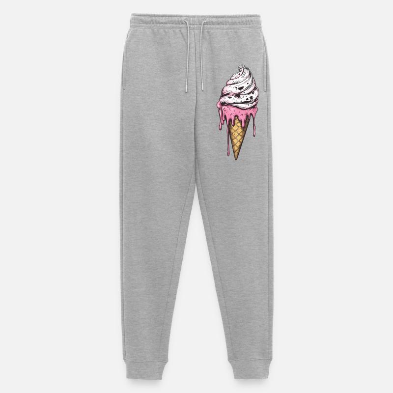 Eiscreme Eis - Männer Premium Bio Jogginghose - Grau meliert