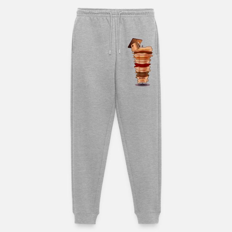 DÖNER KEBAB ABSCHLUSS STUDIUM - Männer Premium Bio Jogginghose - Grau meliert