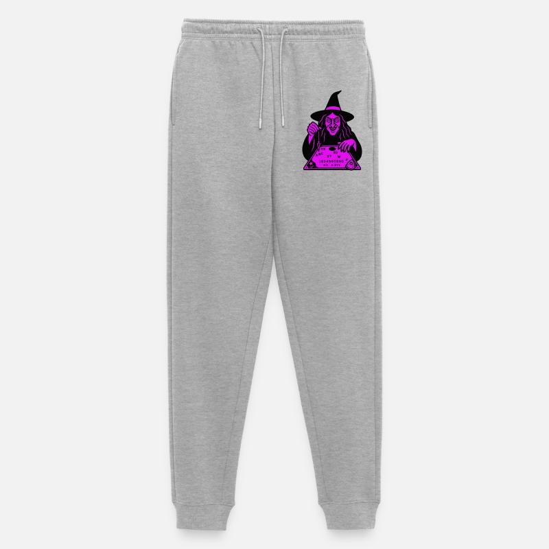Hypnotic Witch Board - Männer Premium Bio Jogginghose - Grau meliert