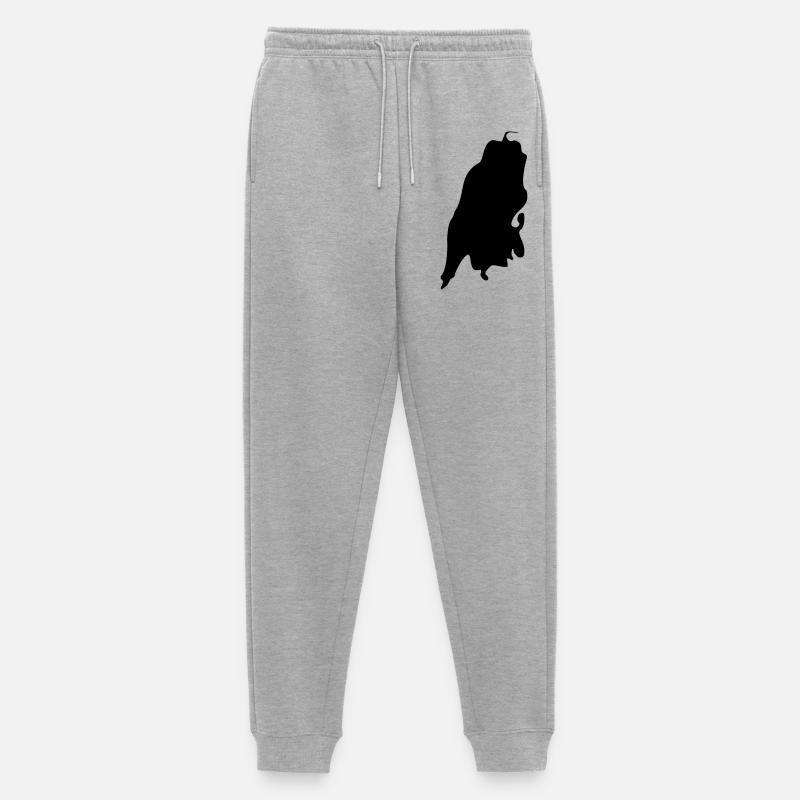 Lefkada - Männer Premium Bio Jogginghose - Grau meliert