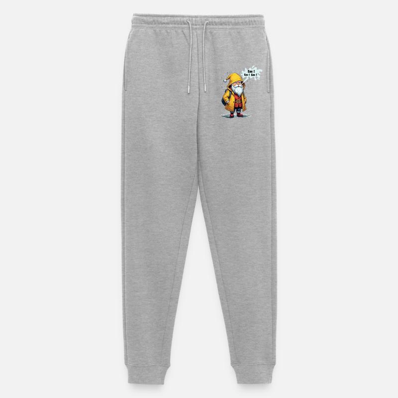 Wasser-Wasser-Geschenk Original-Humor-Weihnachtsmann - Männer Premium Bio Jogginghose - Grau meliert