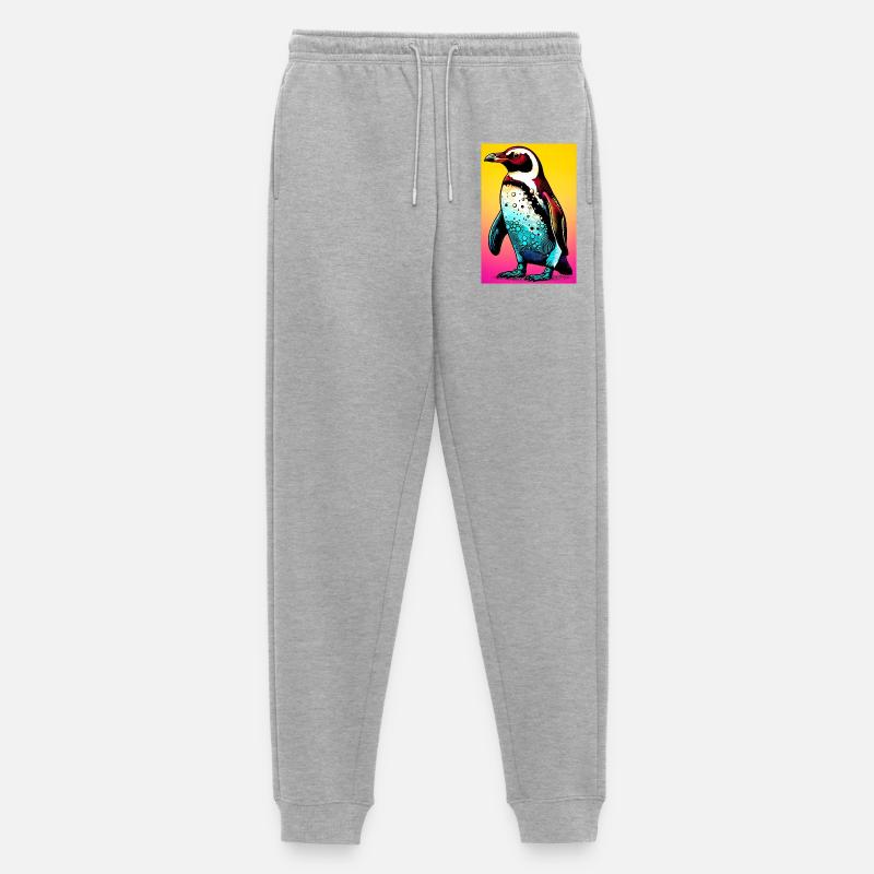 Pinguin - Männer Premium Bio Jogginghose - Grau meliert
