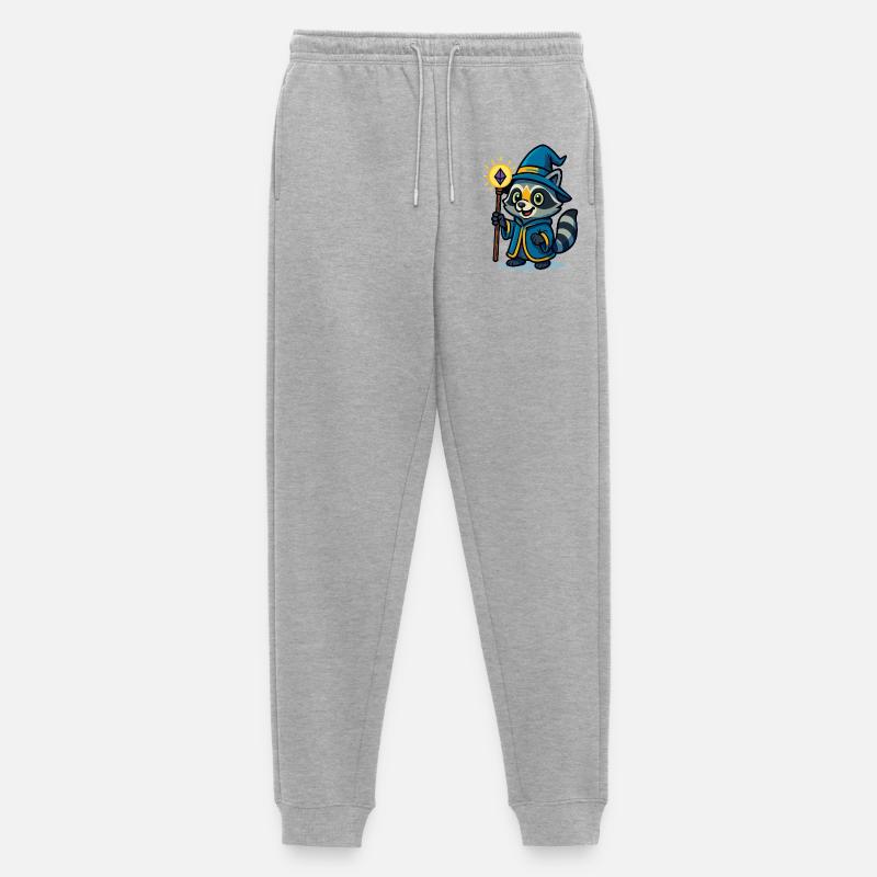 Randolf the cute - Männer Premium Bio Jogginghose - Grau meliert