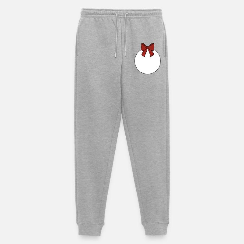 Weihnachtskugel  - Männer Premium Bio Jogginghose - Grau meliert