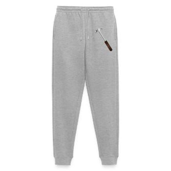 Zimmermannshammer – Symbol echter Handwerkskunst - Männer Premium Bio Jogginghose - Grau meliert - Vorne - Thijin (182cm)