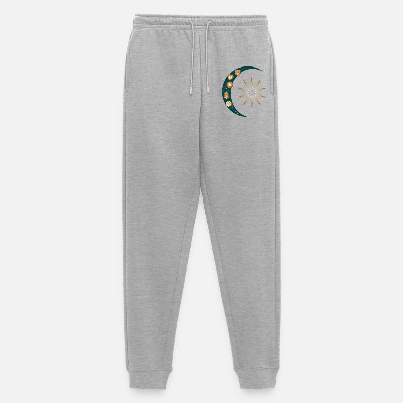 Pfefferkuchen - Männer Premium Bio Jogginghose - Grau meliert