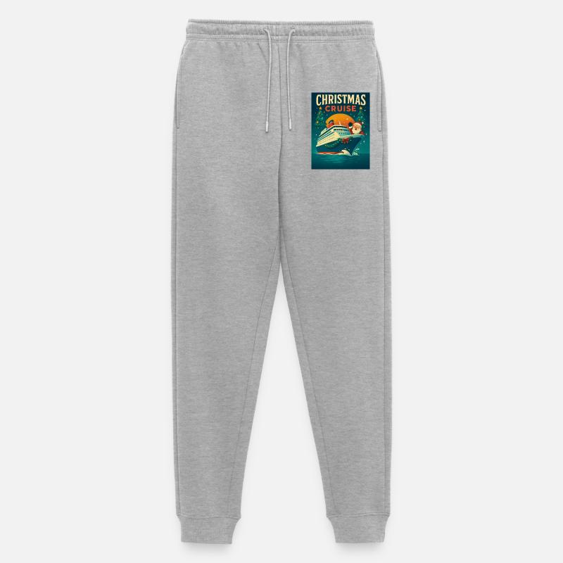 Weihnachtskreuzfahrt - Männer Premium Bio Jogginghose - Grau meliert