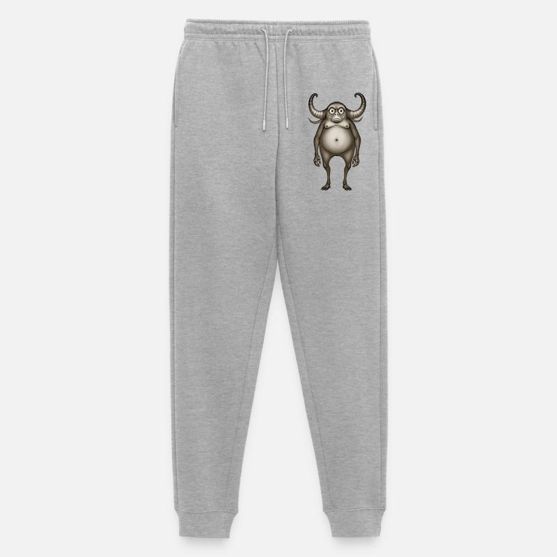 BUG #6 – dunkle Hölle - Männer Premium Bio Jogginghose - Grau meliert