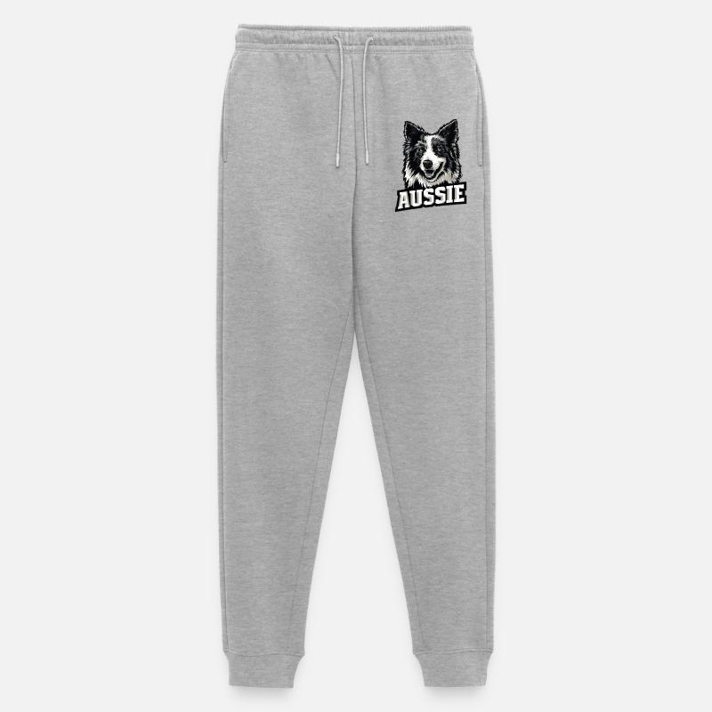 Australian Shepherd – Aussie Pride - Männer Premium Bio Jogginghose - Grau meliert