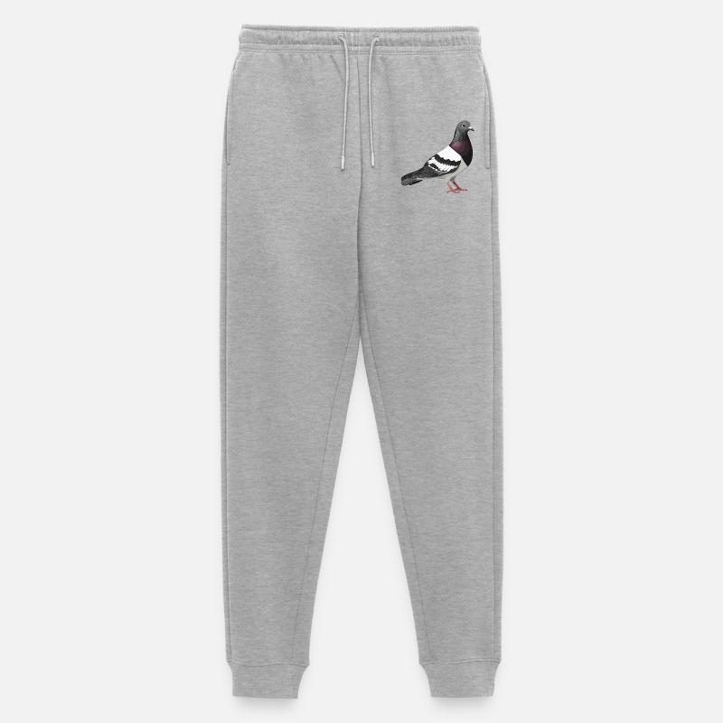 Tauben Taube - Männer Premium Bio Jogginghose - Grau meliert