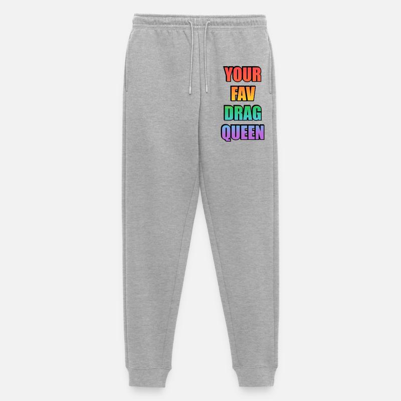 Dein Lieblings-Drag-Queen-Gradient - Männer Premium Bio Jogginghose - Grau meliert