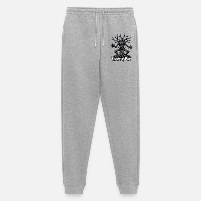 Branches of Doom – Dämonischer Baumgeist - Männer Premium Bio Jogginghose - Grau meliert