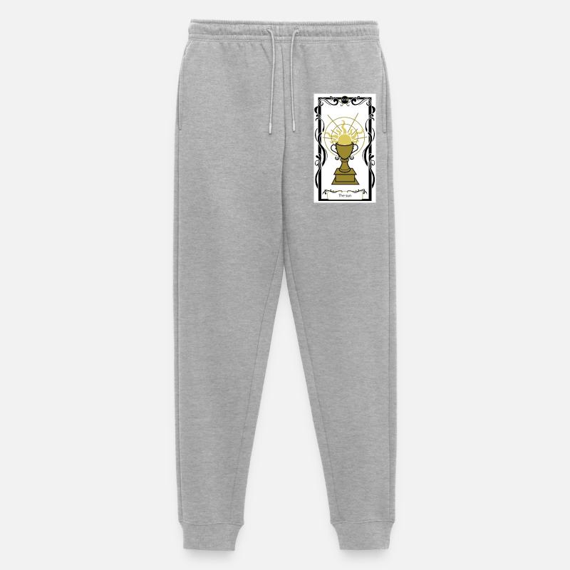 Die Sonne - Männer Premium Bio Jogginghose - Grau meliert