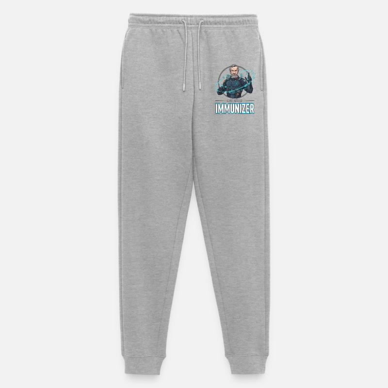 Pasteur-Immunizer-Rüstung - Männer Premium Bio Jogginghose - Grau meliert