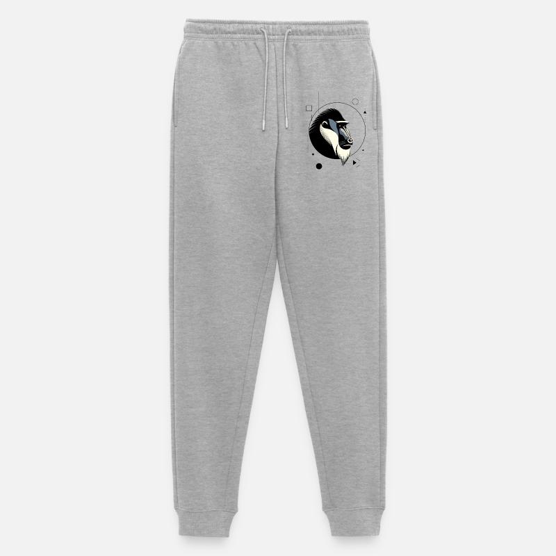 Mandrill - Männer Premium Bio Jogginghose - Grau meliert