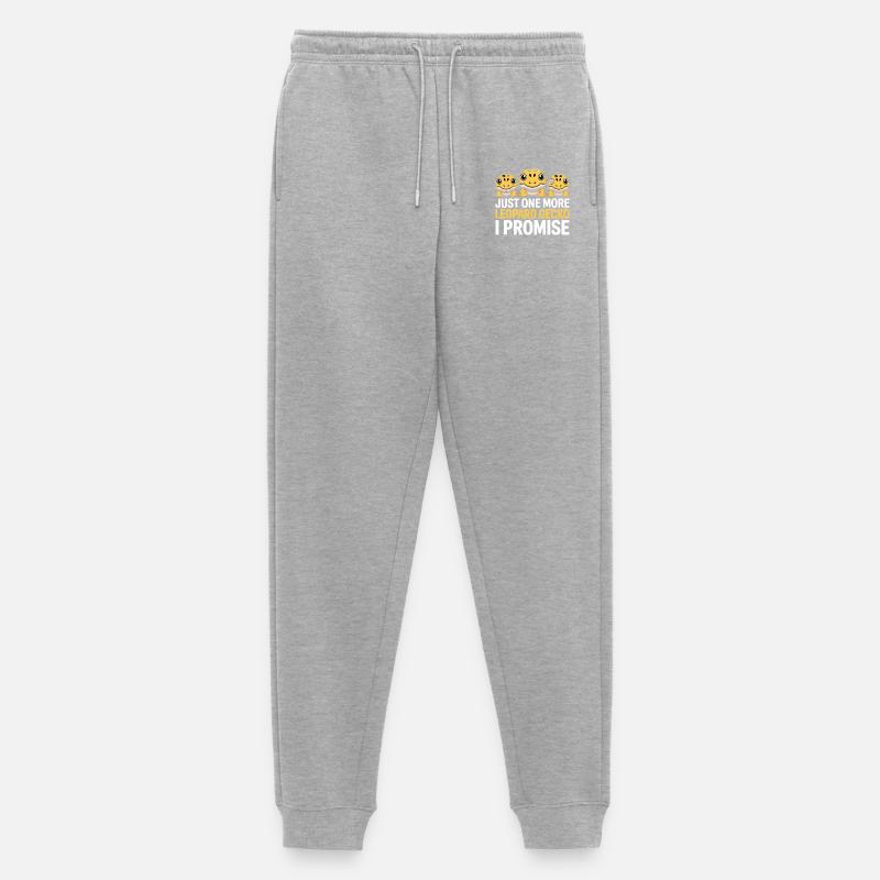 Leopardgecko Trio Versprechen Tee - Männer Premium Bio Jogginghose - Grau meliert