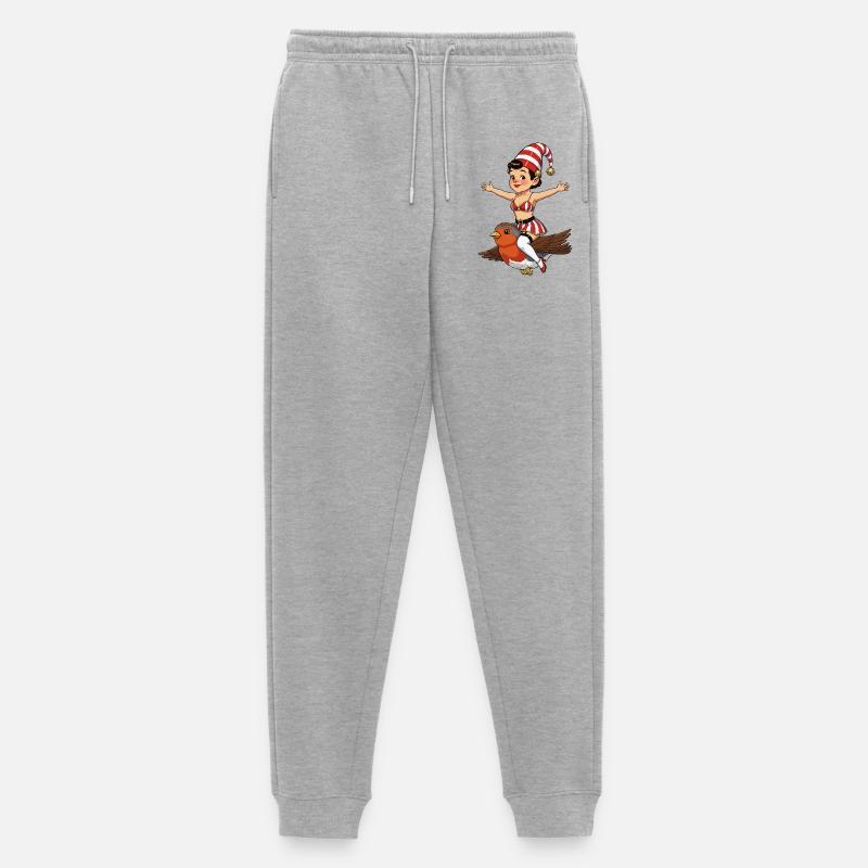 Fille name dans le dos, Robin - Pantalon de jogging Premium bio Homme - gris chiné
