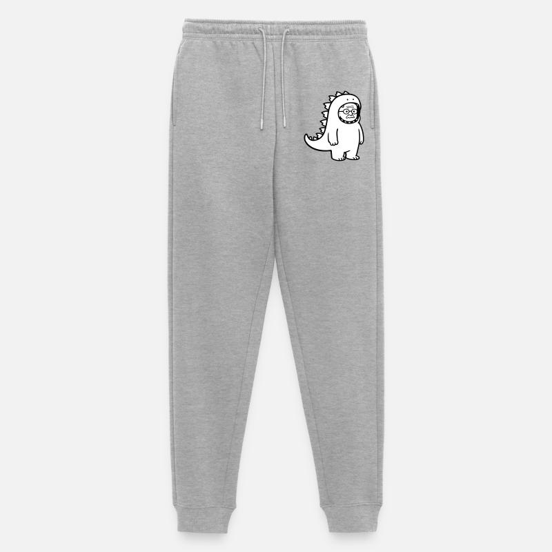 Karnevalmuffel Opa - Männer Premium Bio Jogginghose - Grau meliert