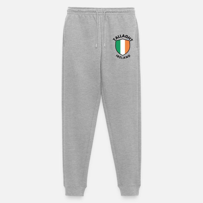 Tallaght Irish Shield - Männer Premium Bio Jogginghose - Grau meliert