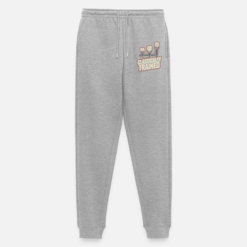 Classically Trained Petrolhead KFZ Mechaniker - Männer Premium Bio Jogginghose - Grau meliert