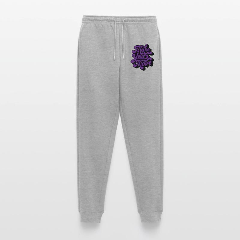 Make Your Move Retro Script Men's Premium Organic Joggers