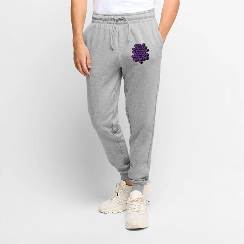 Make Your Move Retro Script Men's Premium Organic Joggers
