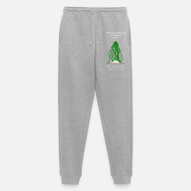 Brownsche Weihnachten - Männer Premium Bio Jogginghose - Grau meliert