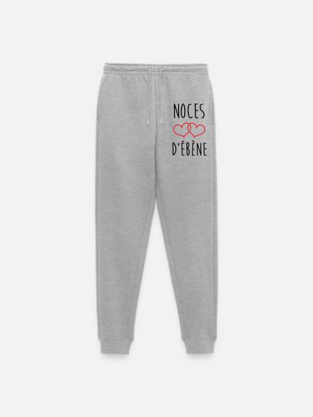 Ebony Wedding 78 Years of Marriage - Men's Premium Organic Joggers - heather grey