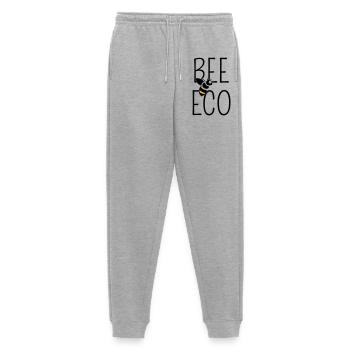 Bee Committed to Organic Transition - Men's Premium Organic Joggers - heather grey - Front - Thijin (182cm)