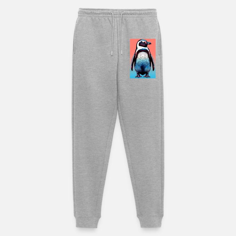 Pinguin - Männer Premium Bio Jogginghose - Grau meliert