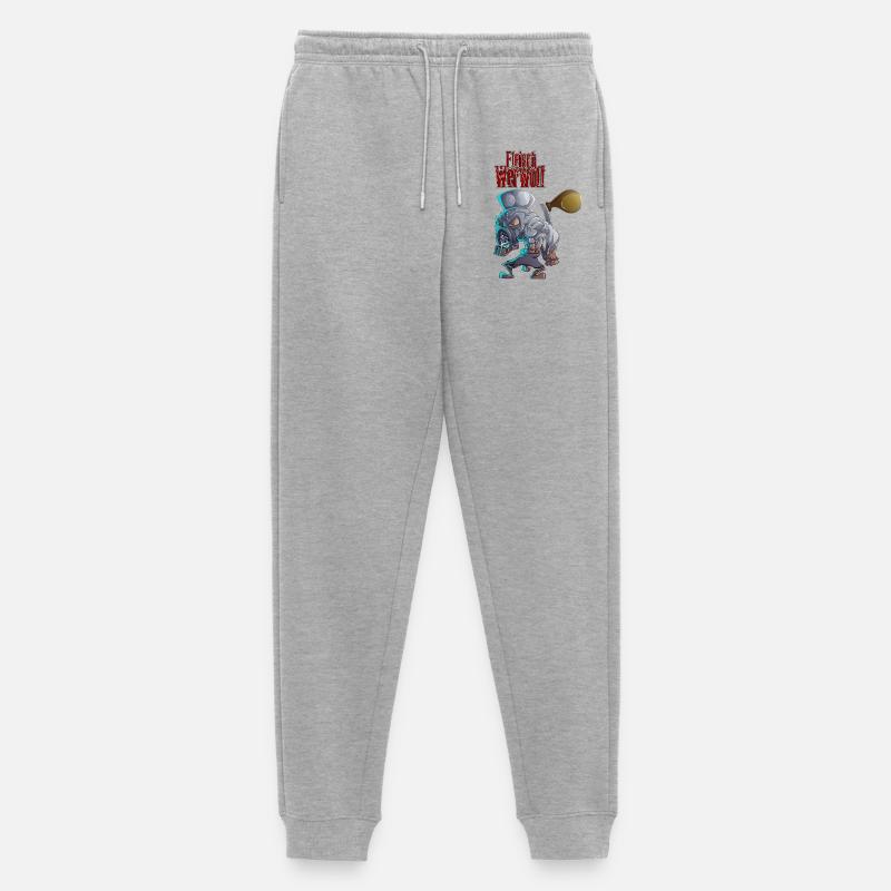 Fleischwerwolf - Männer Premium Bio Jogginghose - Grau meliert