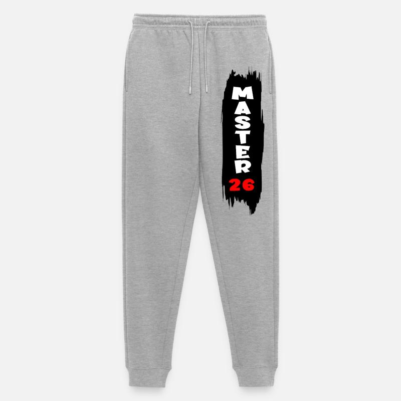 Master 2026 - Pantalon de jogging Premium bio Homme - gris chiné