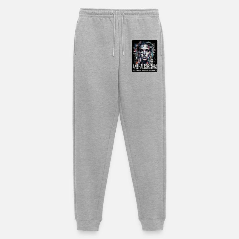 Anti Algorithme - Pantalon de jogging Premium bio Homme - gris chiné