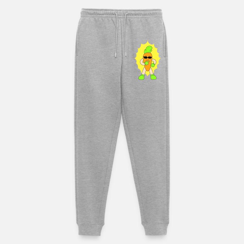 Coole Karotte - Männer Premium Bio Jogginghose - Grau meliert
