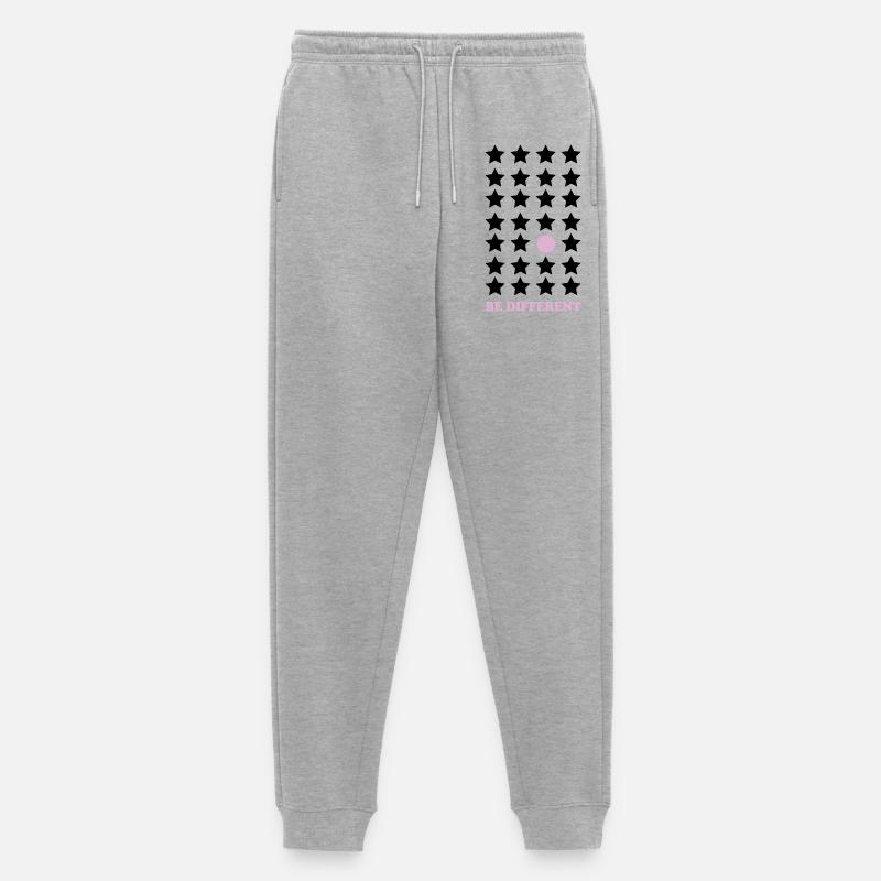 Be Different – Pastel Point Be Different - Men's Premium Organic Joggers - heather grey