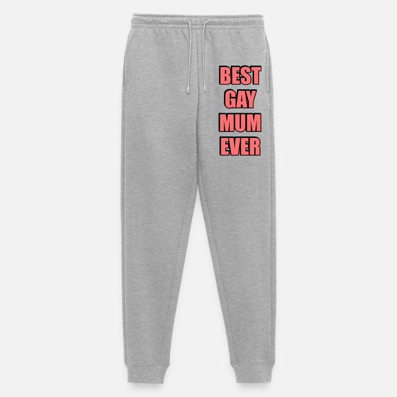 Beste schwule Mutter aller Zeiten - Männer Premium Bio Jogginghose - Grau meliert