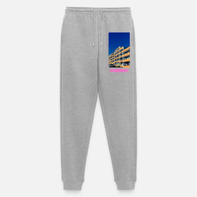 SCHARBEUTZ Ostsee - Männer Premium Bio Jogginghose - Grau meliert
