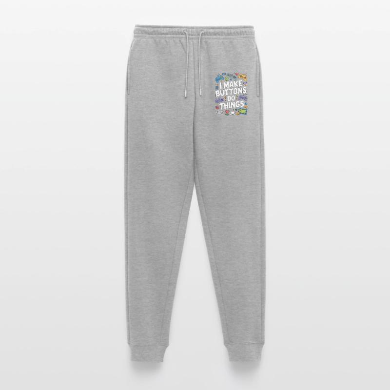 Game Developer I Make Buttons Software Developer Männer Premium Bio Jogginghose