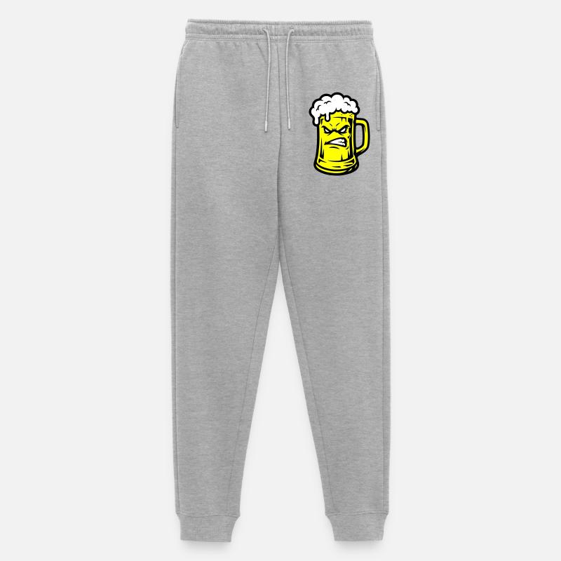 Beer Comic - Pantalon de jogging Premium bio Homme - gris chiné