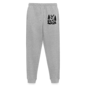 chevreuil - Pantalon de jogging Premium bio Homme - gris chiné - Devant - Thijin (182cm)