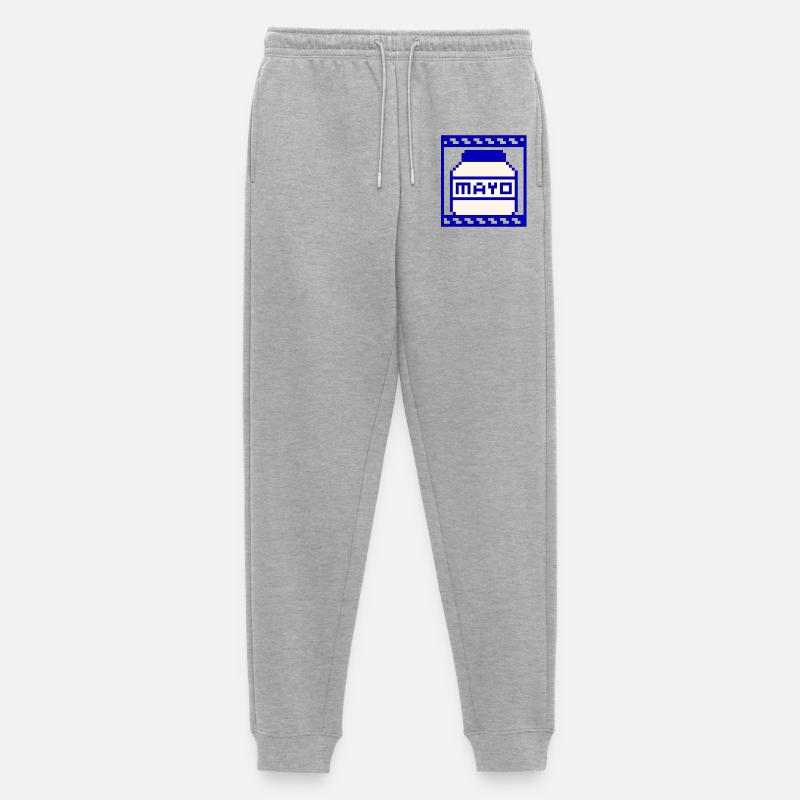 Mayo - Männer Premium Bio Jogginghose - Grau meliert