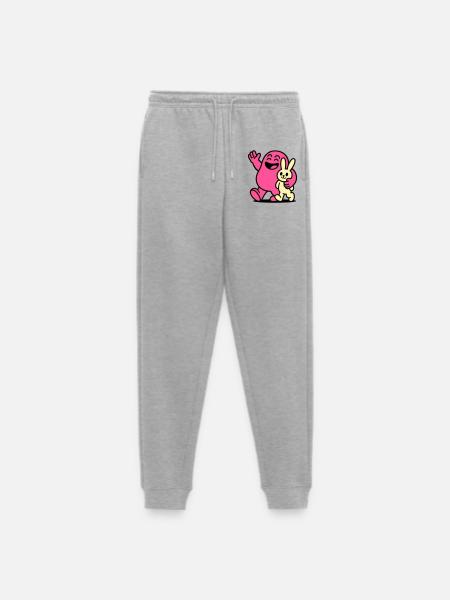Heureux amis ! - Pantalon de jogging Premium bio Homme - gris chiné