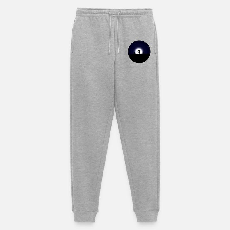 Zombie Sighting at Midnight - Männer Premium Bio Jogginghose - Grau meliert